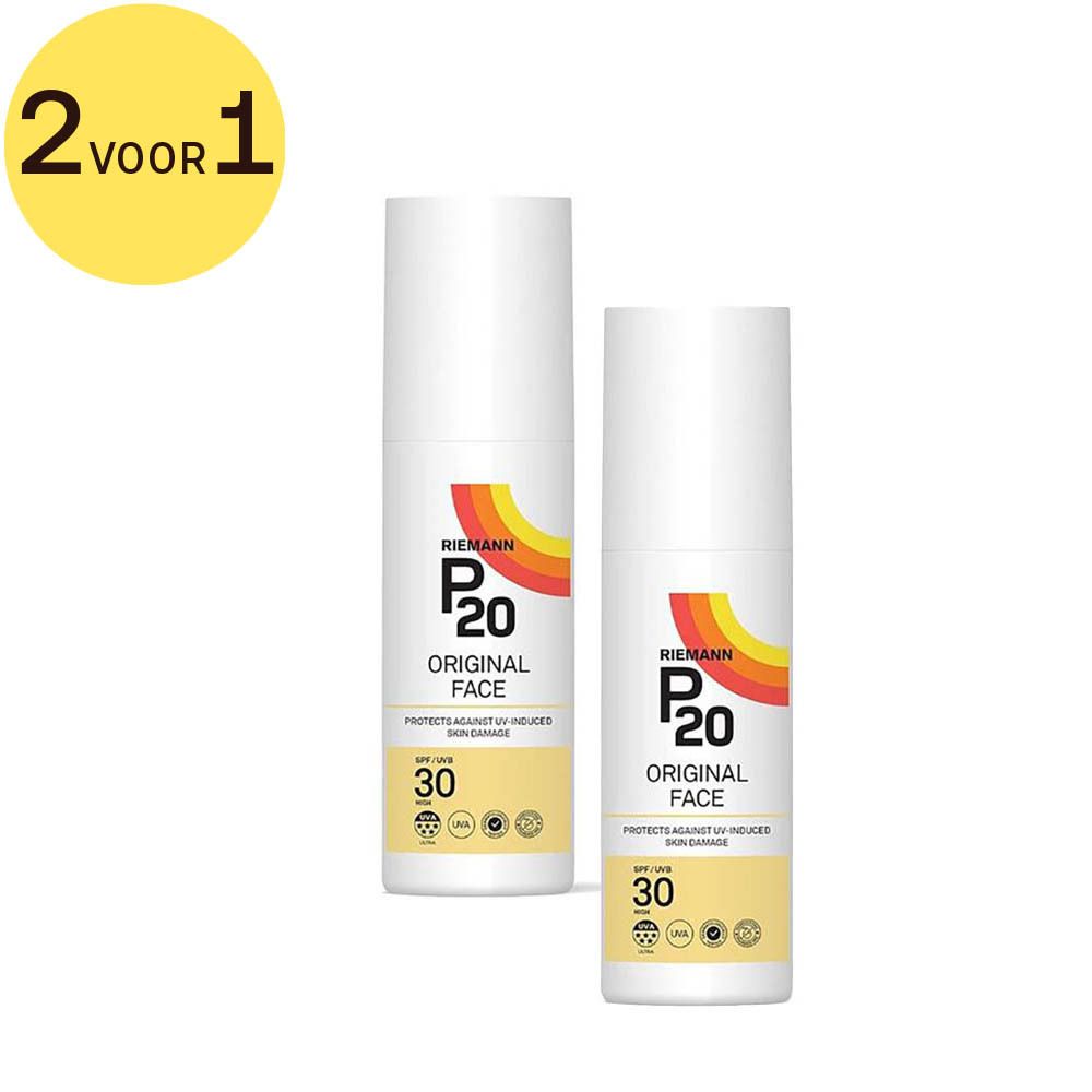 P20 Original Face Zonnecrème SPF30 2 voor 1