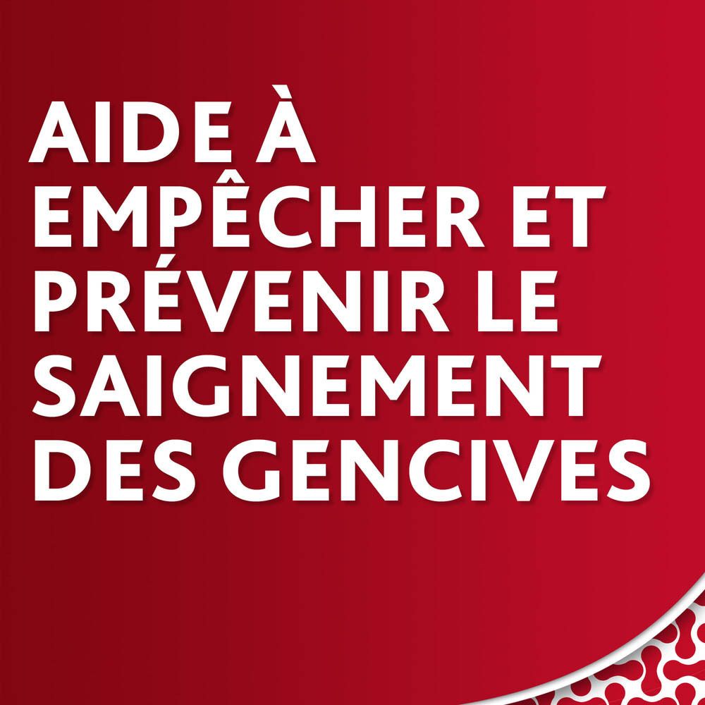 Texte sur fond rouge : Élimine délicatement les taches en surface.