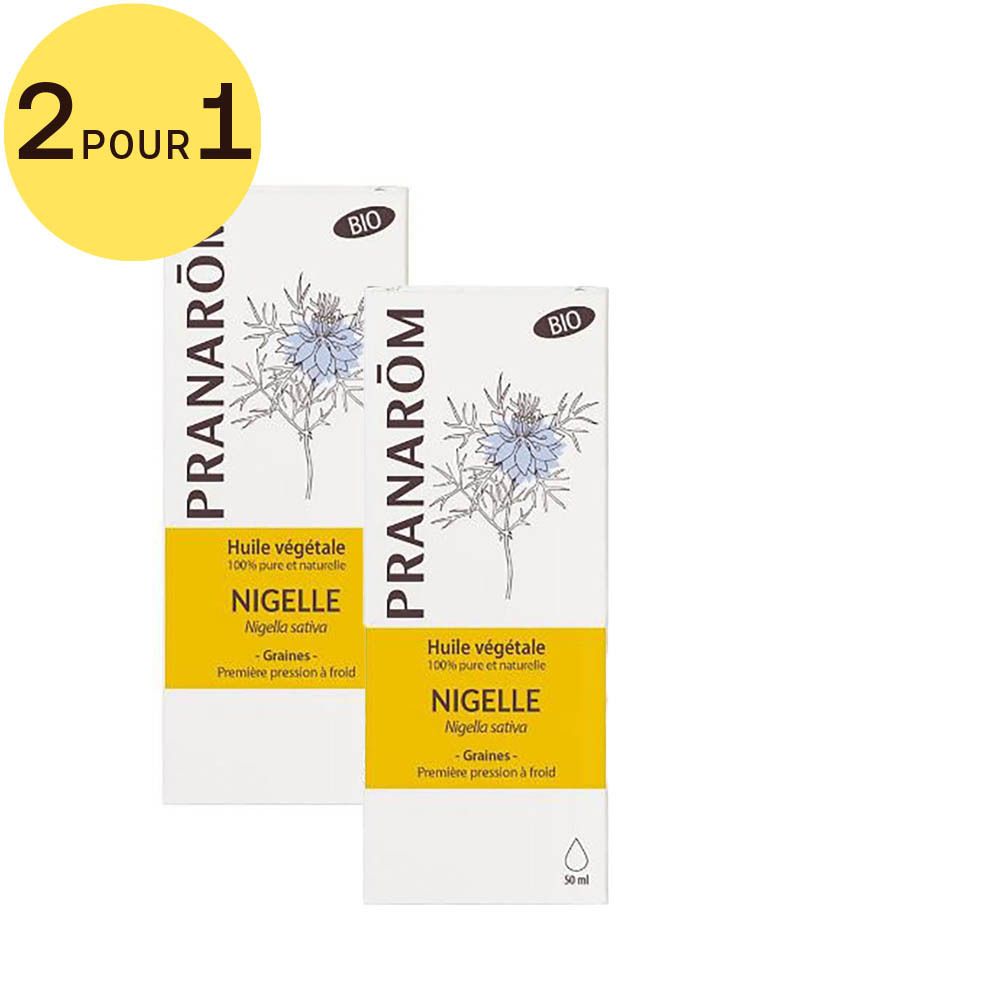 Pranarôm Huile Végétale Nigelle Bio 2 pour 1