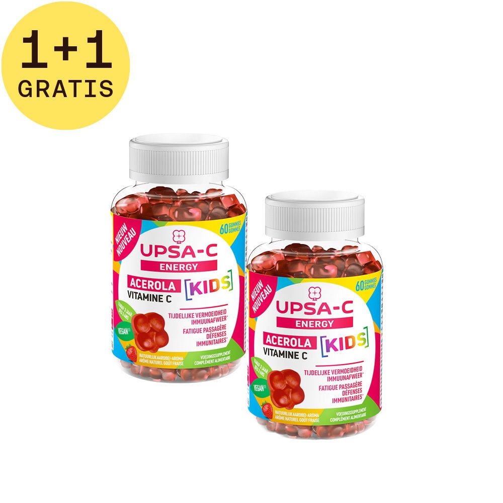 UPSA-C Energy Acerola Kids 1+1 GRATIS