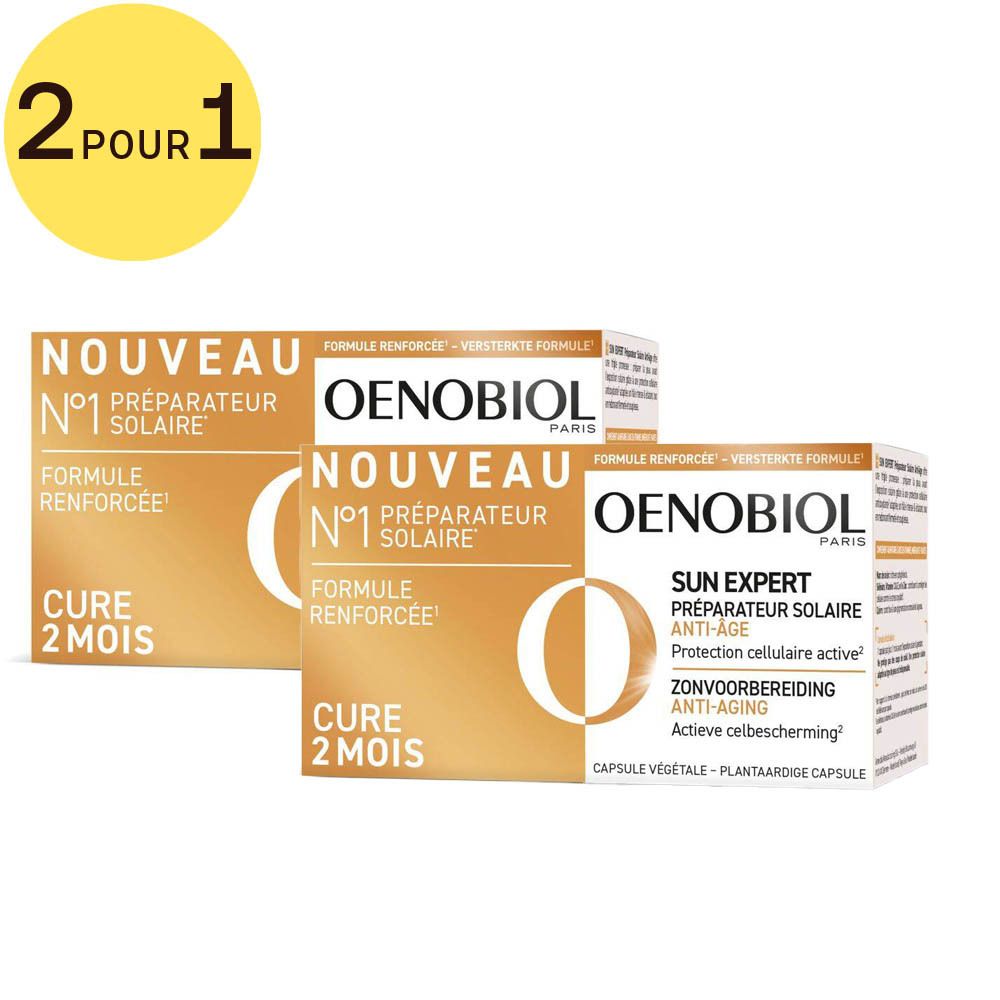 Oenobiol Sun Expert Anti-Aging 2 pour 1