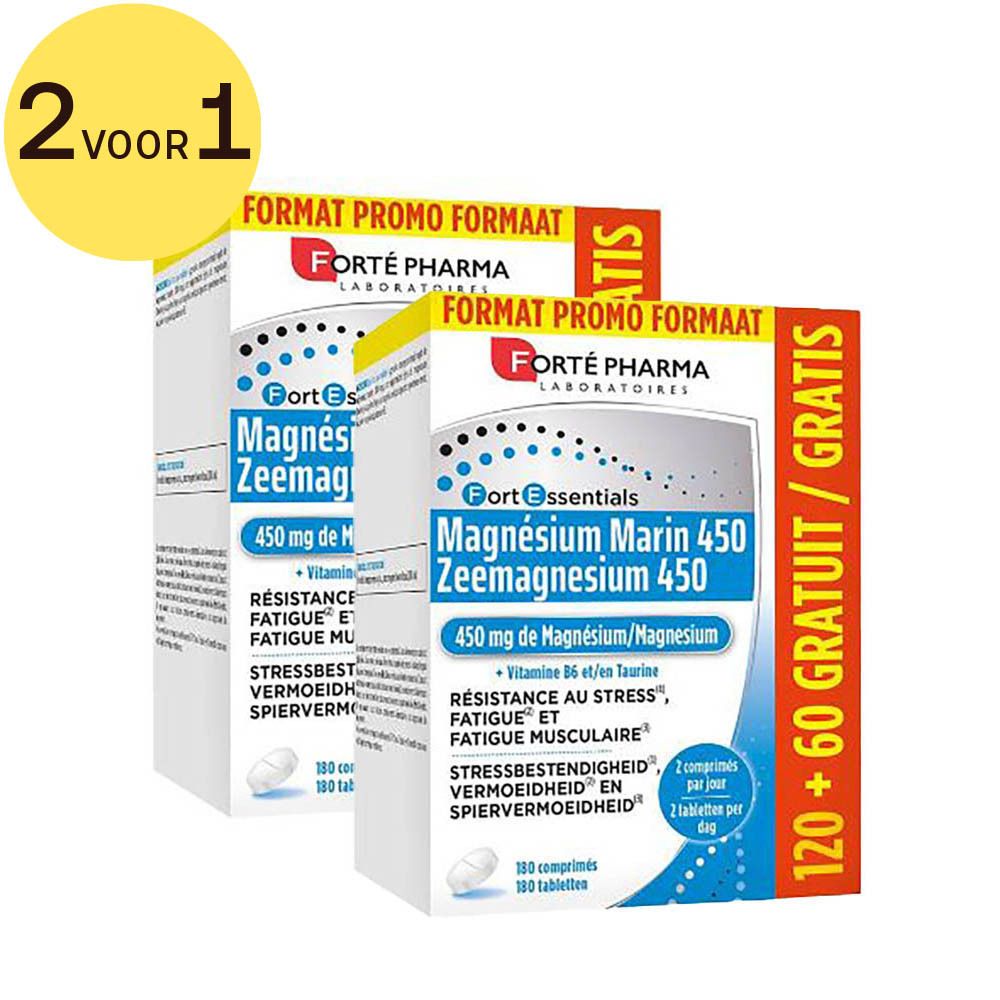 Forté Pharma Zeemagnesium 450 + 60 GRATIS 2 voor 1