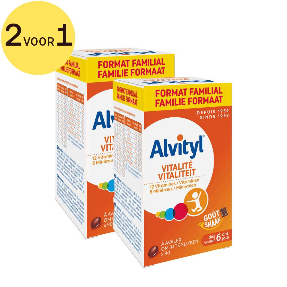 Alvityl® Vitalité Multivitamine 2 voor 1