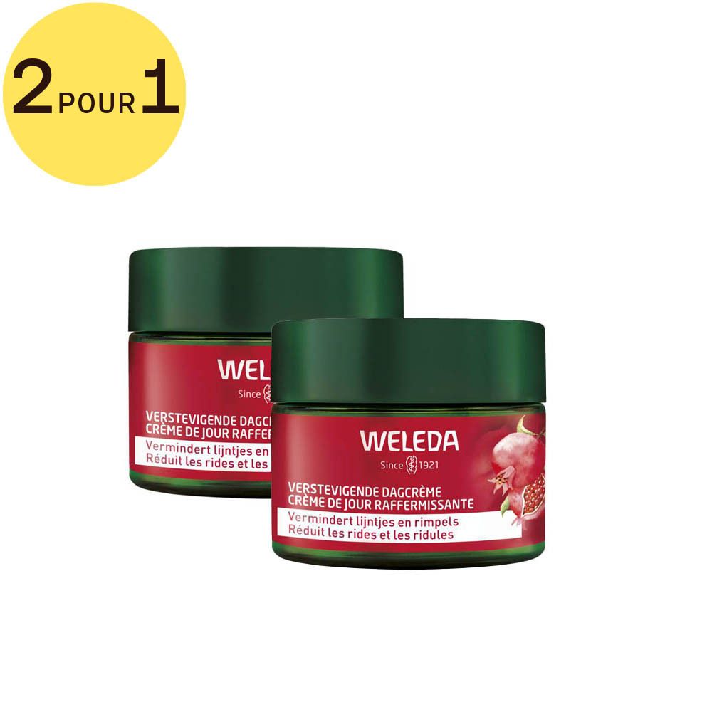 Weleda Grenade & Peptides de Maca Crème de Jour Raffermissante 2 pour 1