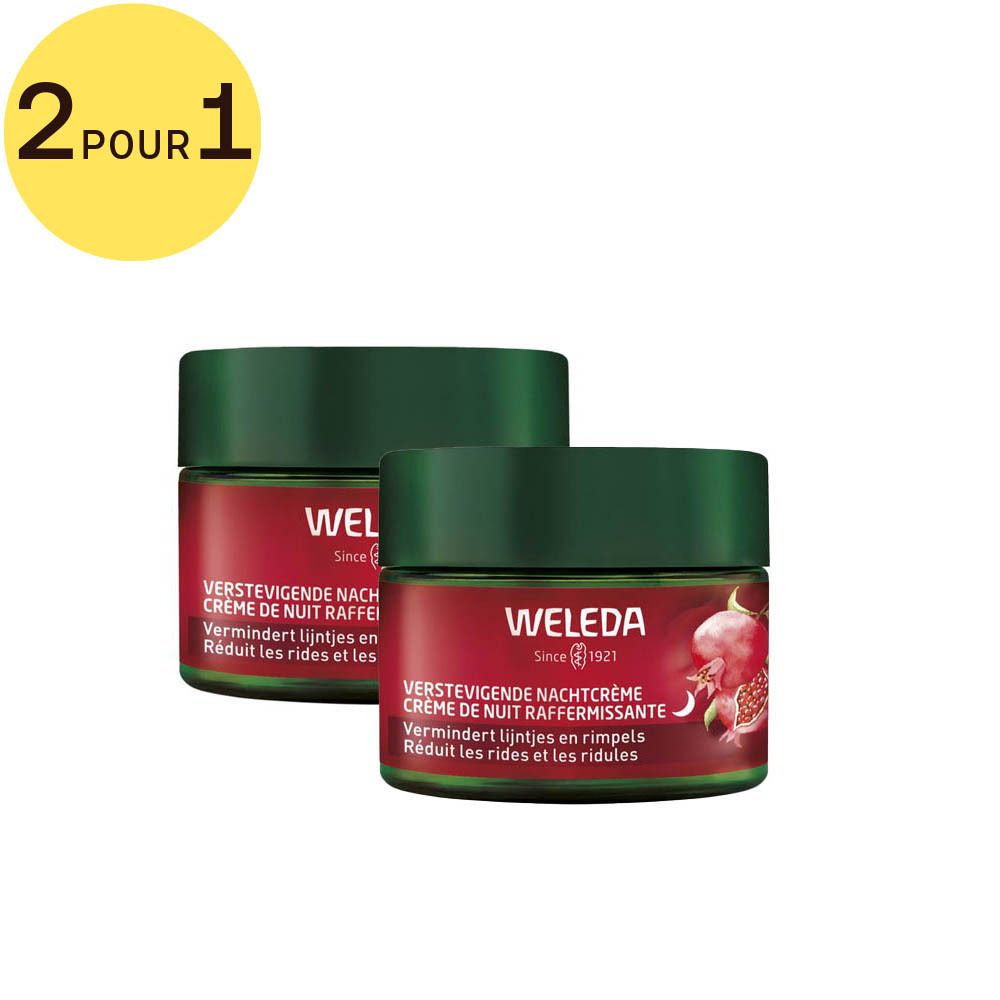 Weleda Grenade & Peptides de Maca Crème de Nuit Raffermissante 2 pour 1