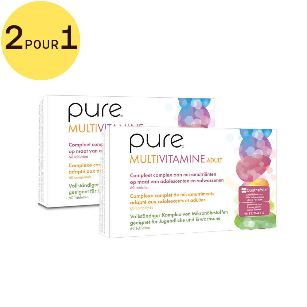 PURE® Multivitamine Adult 2 pour 1
