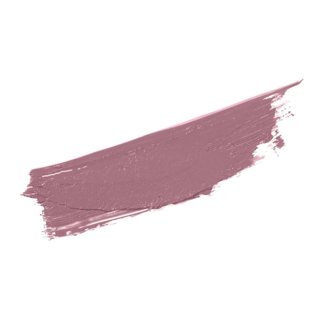 Roze lipstickstreep op witte achtergrond. Textuur zichtbaar.