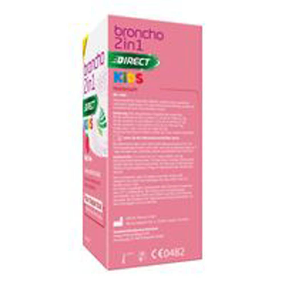 Broncho 2in1 Direct Kids, emballage avec informations et marquage CE.