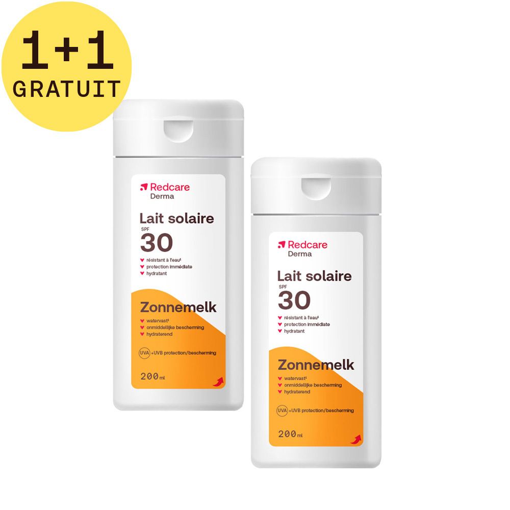 Redcare Lait Solaire SPF 30 1+1 GRATUIT