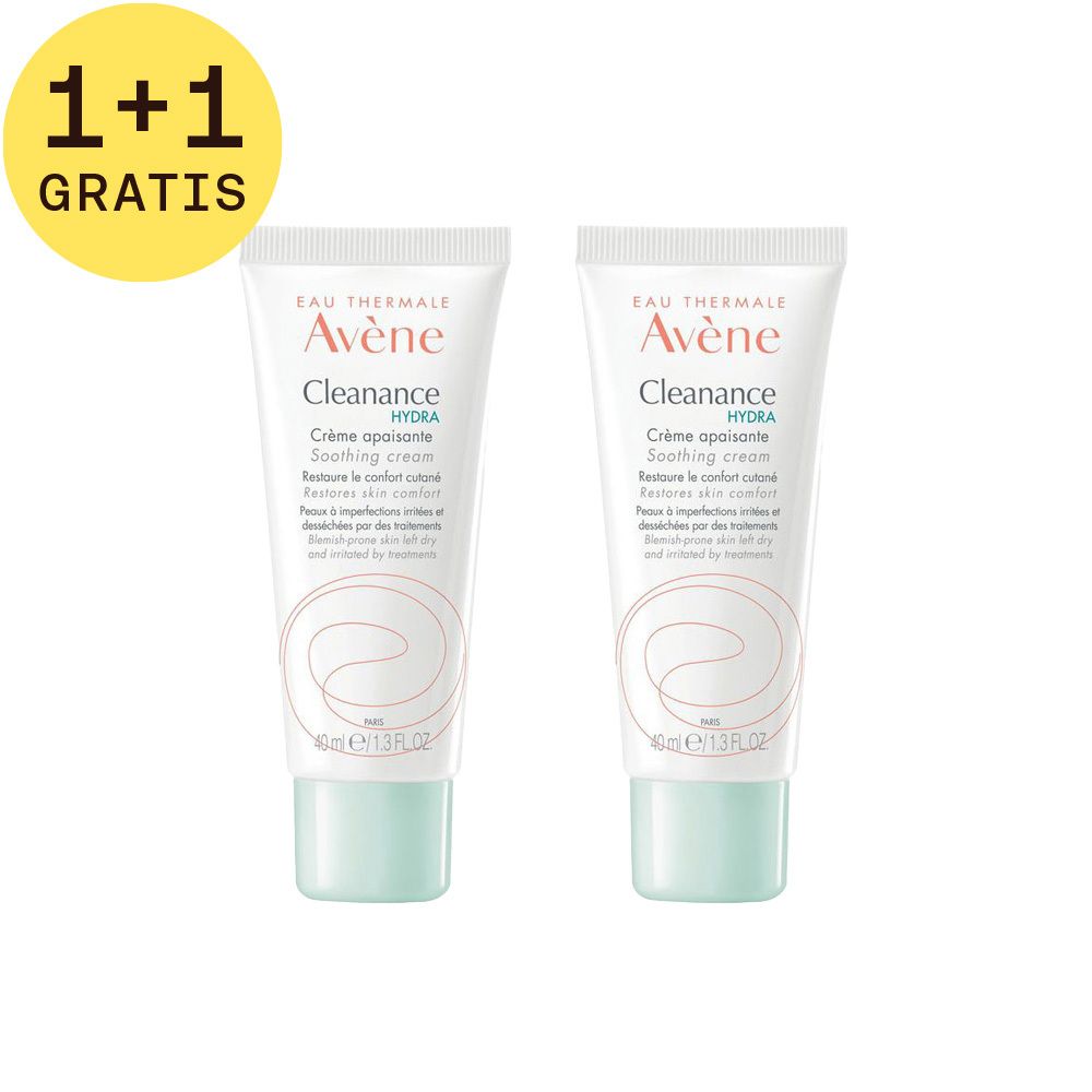 Avène Cleanance Hydraterende Verzachtende Crème 1+1 GRATIS