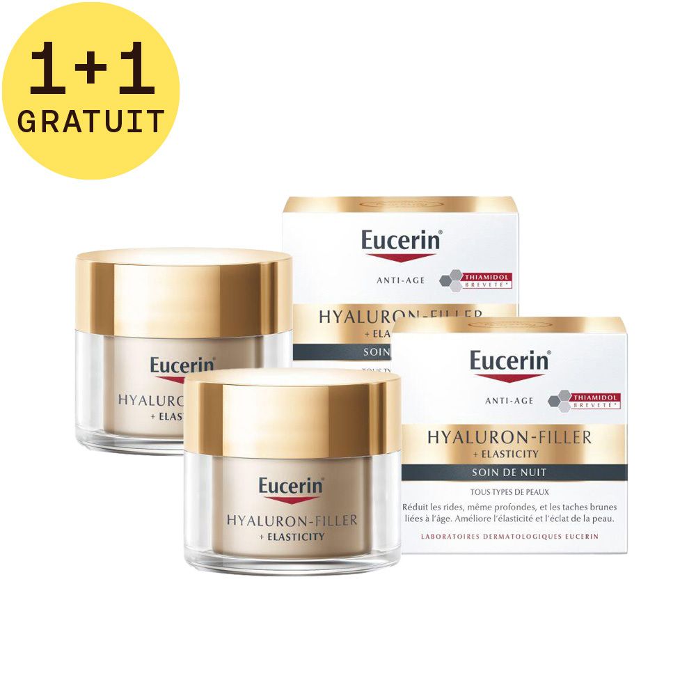 Eucerin Hyaluron-Filler + Elasticity Soin de Nuit 1 + 1 GRATUIT