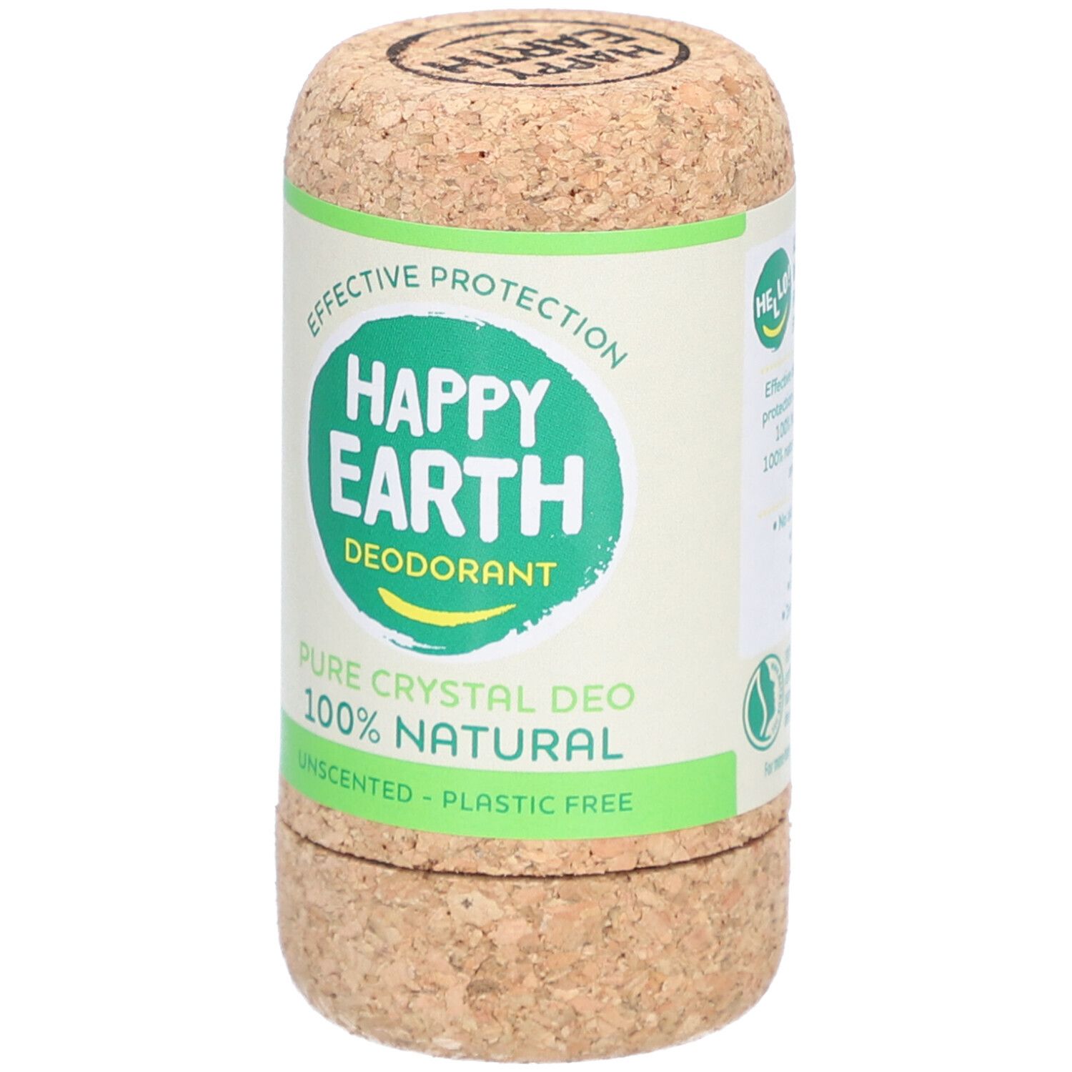 Happy Earth 100% Natuurlijke Geurloze Deodorant Stick Pure Crystal