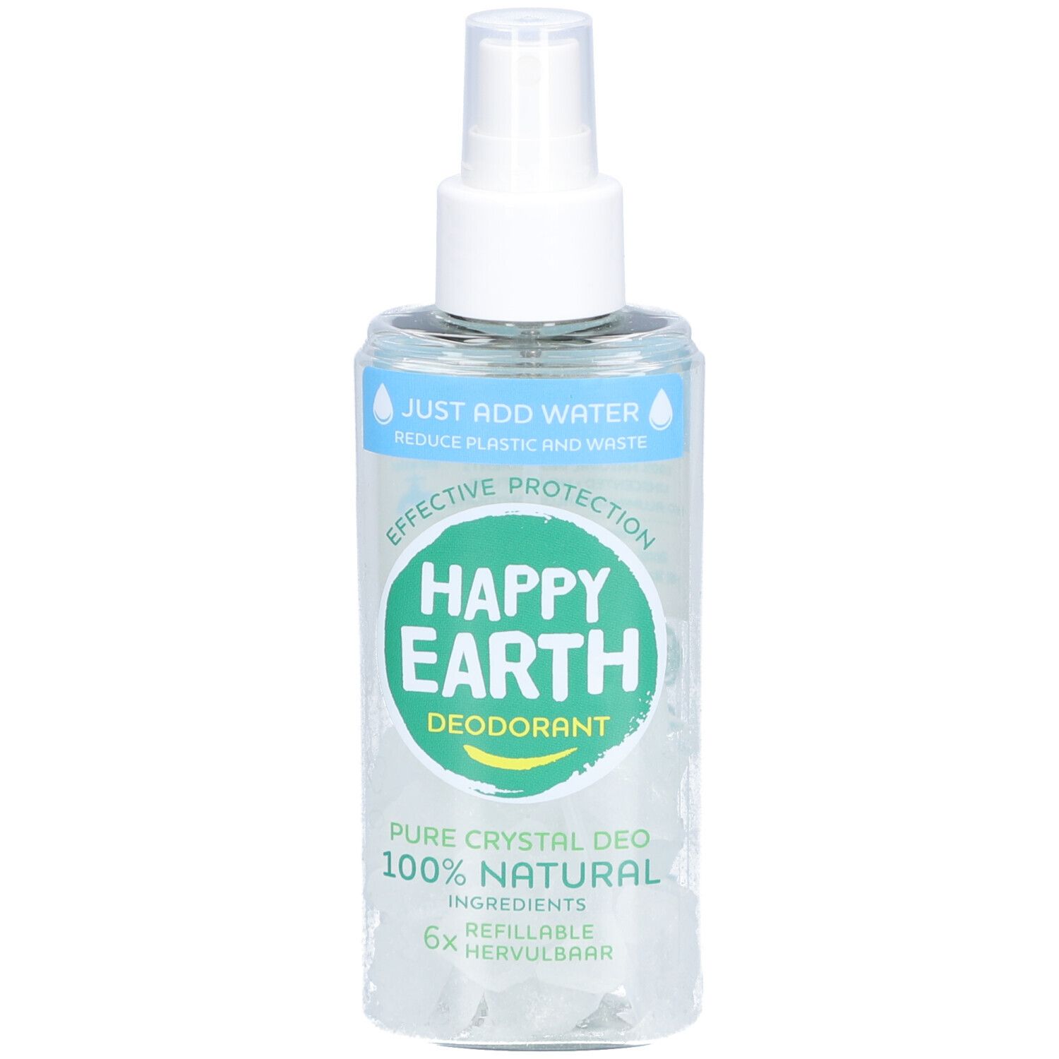 Happy Earth 100% Natuurlijke Deodorant Spray Pure Crystal