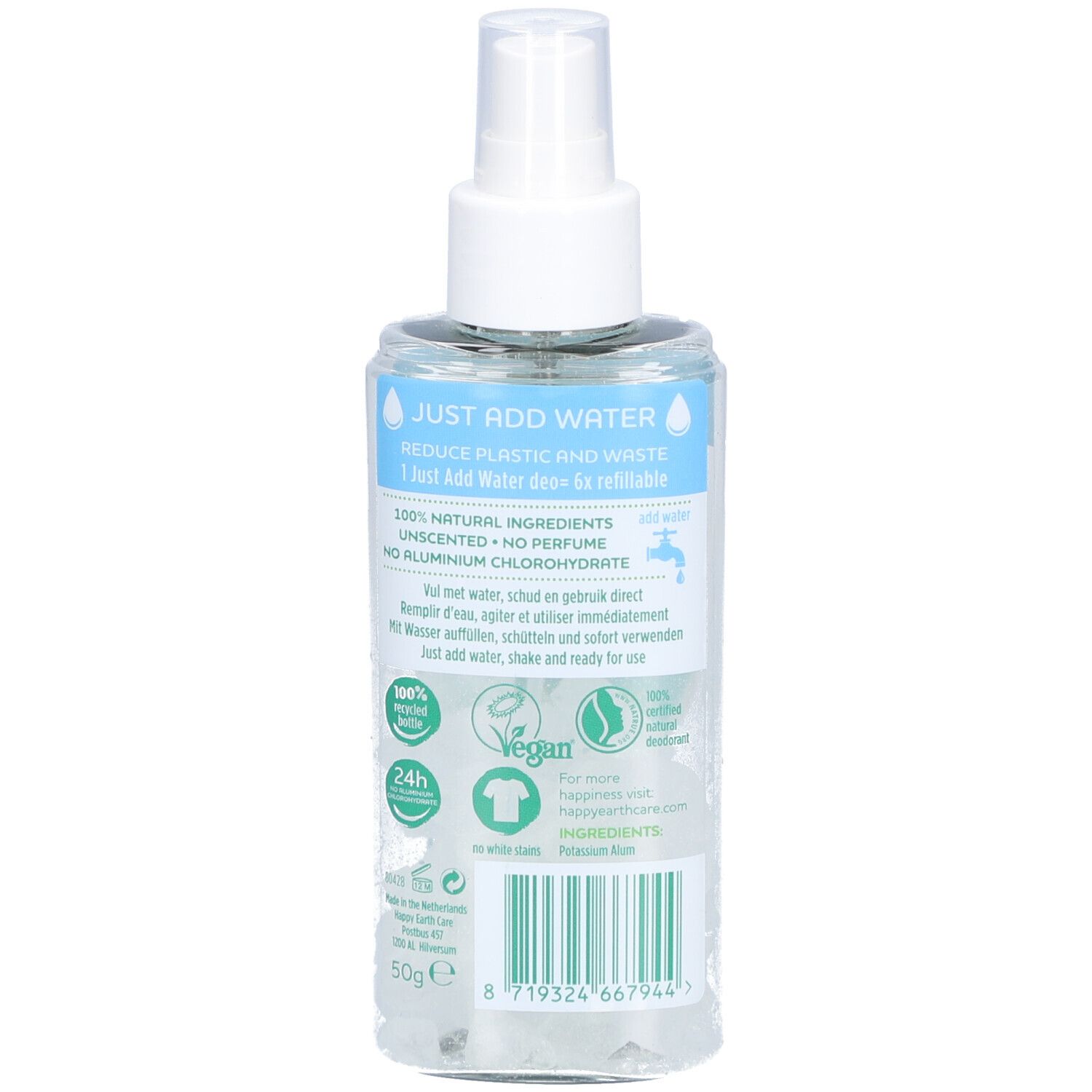 Happy Earth 100% Natuurlijke Deodorant Spray Pure Crystal