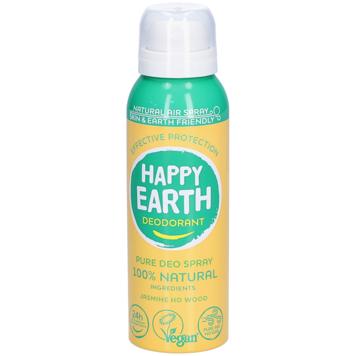 Happy Earth 100% Natuurlijke Deodorant Spray Air Jasmine & Ho Wood