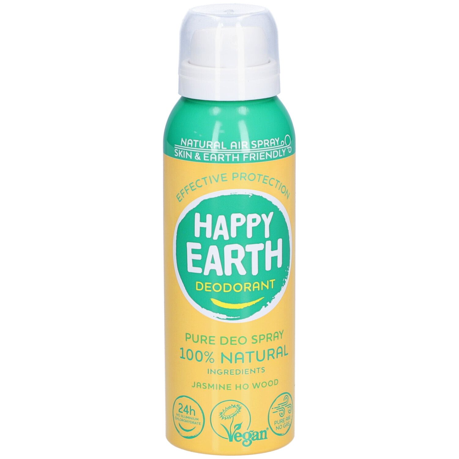 Happy Earth 100% Natuurlijke Deodorant Spray Air Jasmine & Ho Wood