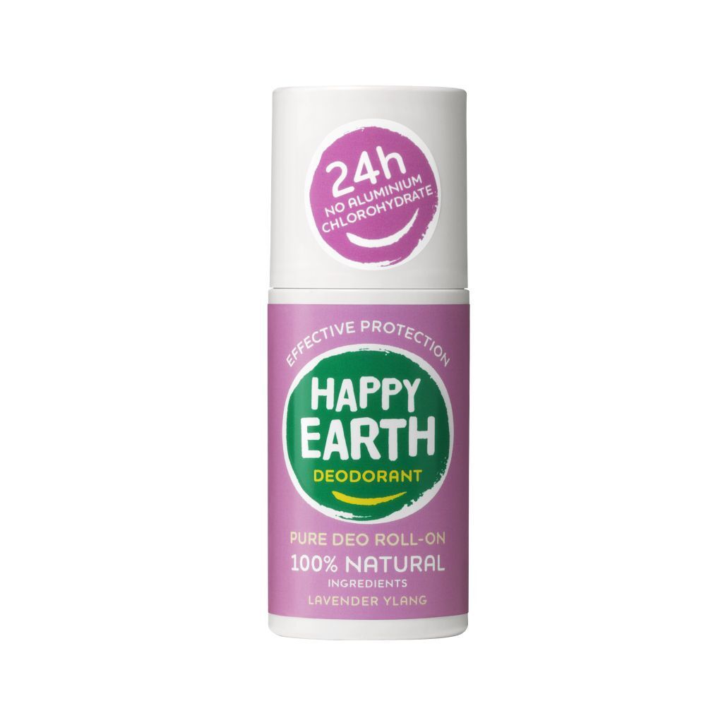 Happy Earth 100% Natuurlijke Deodorant Roller Lavender & Ylang