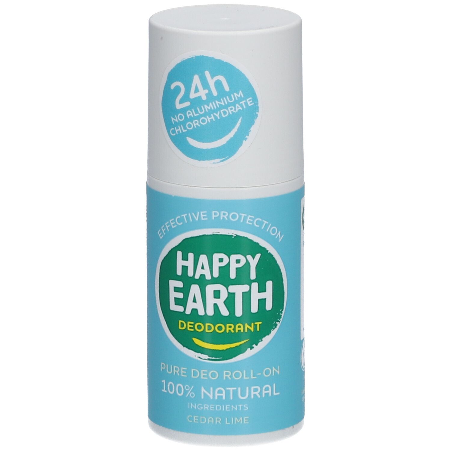 Happy Earth 100% Natuurlijke Deodorant Roller Cedar & Lime