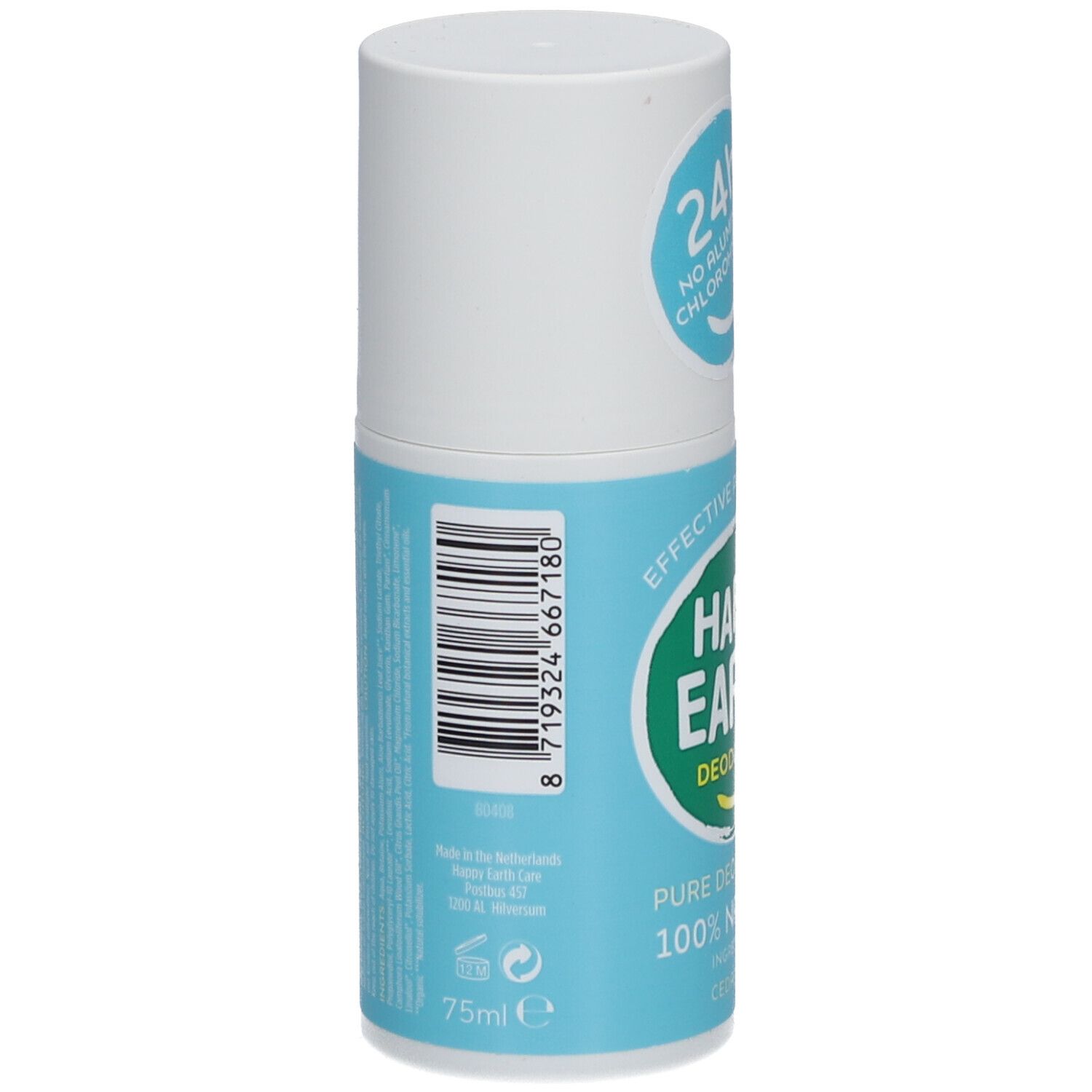 Happy Earth 100% Natuurlijke Deodorant Roller Cedar & Lime