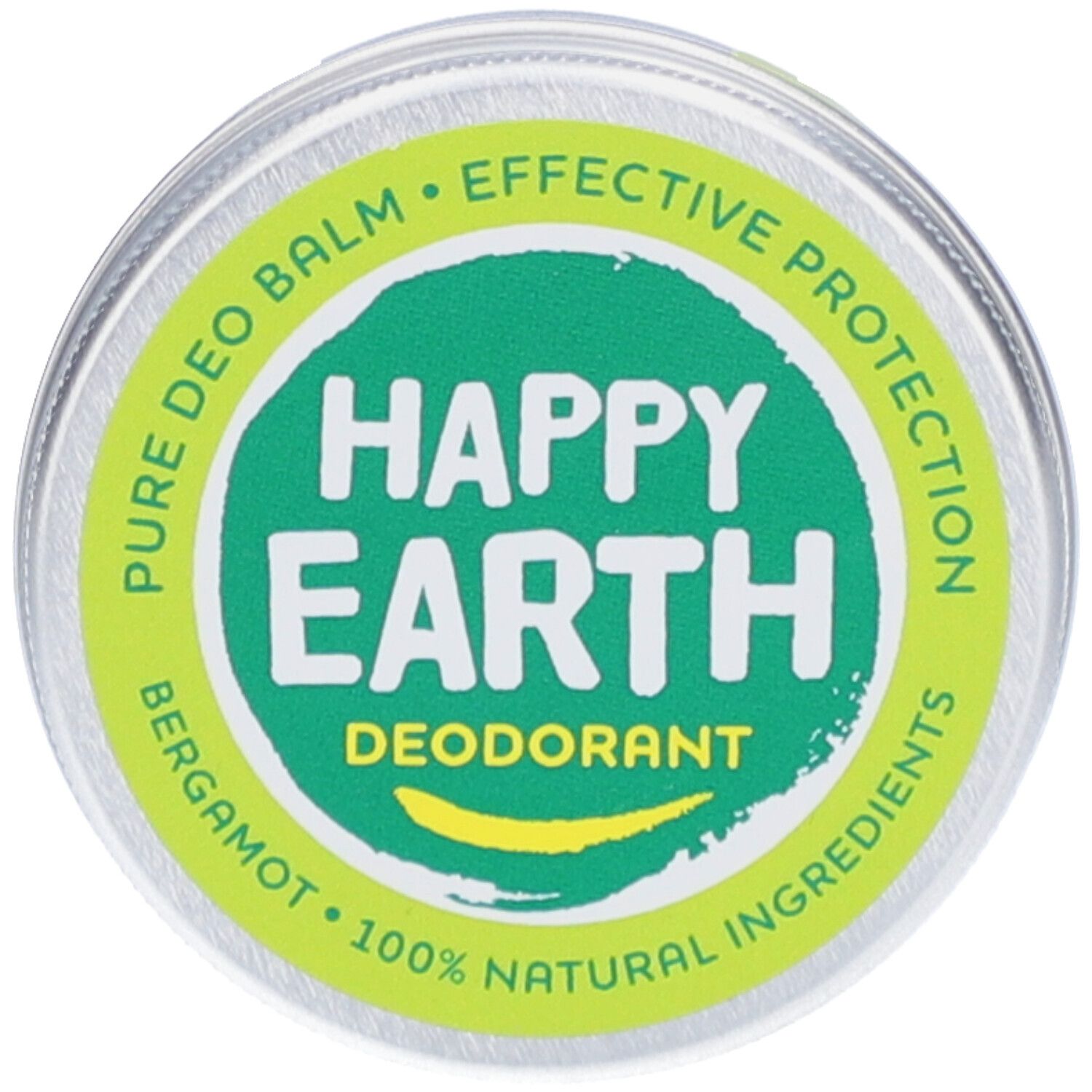 Happy Earth 100% Natuurlijke Deodorant Balsem Bergamot