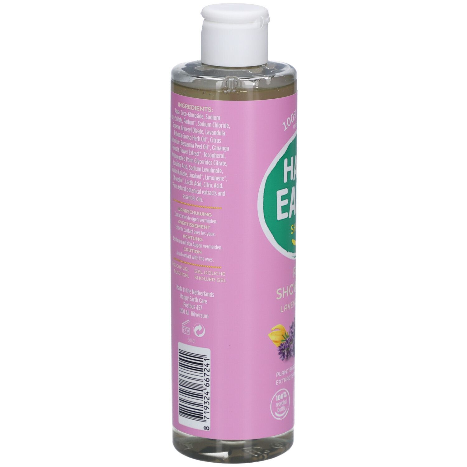 Happy Earth 100% Natuurlijke Douchegel Lavender & Ylang