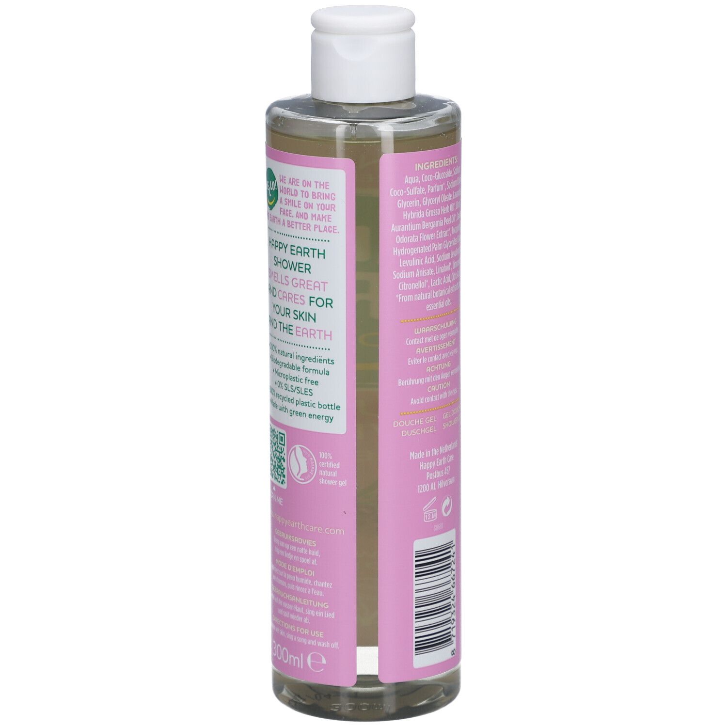 Happy Earth 100% Natuurlijke Douchegel Lavender & Ylang