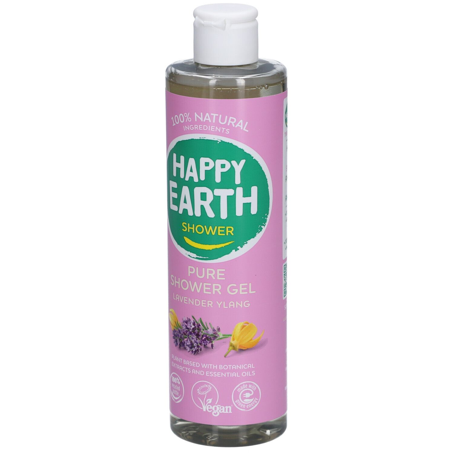 Happy Earth 100% Natuurlijke Douchegel Lavender & Ylang