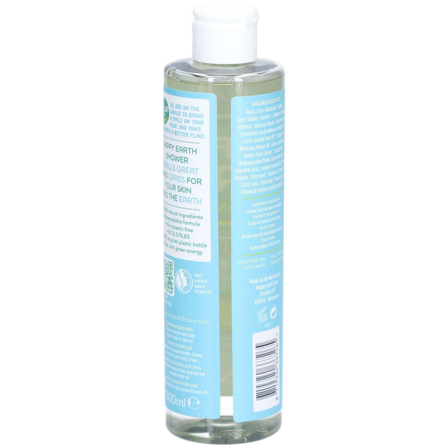 Happy Earth 100% Natuurlijke Douchegel Cedar & Lime