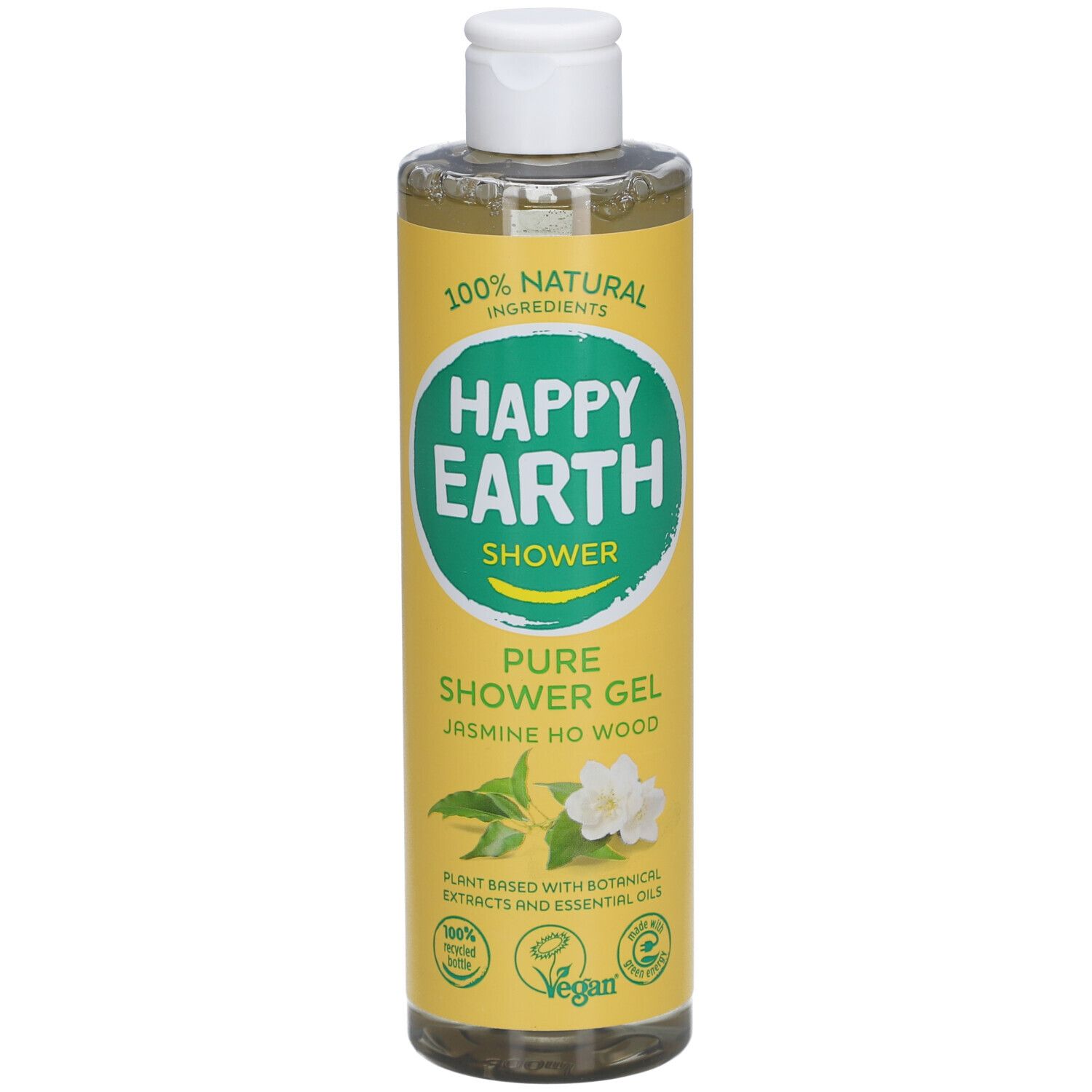 Happy Earth 100% Natuurlijke Douchegel Jasmine & Ho Wood