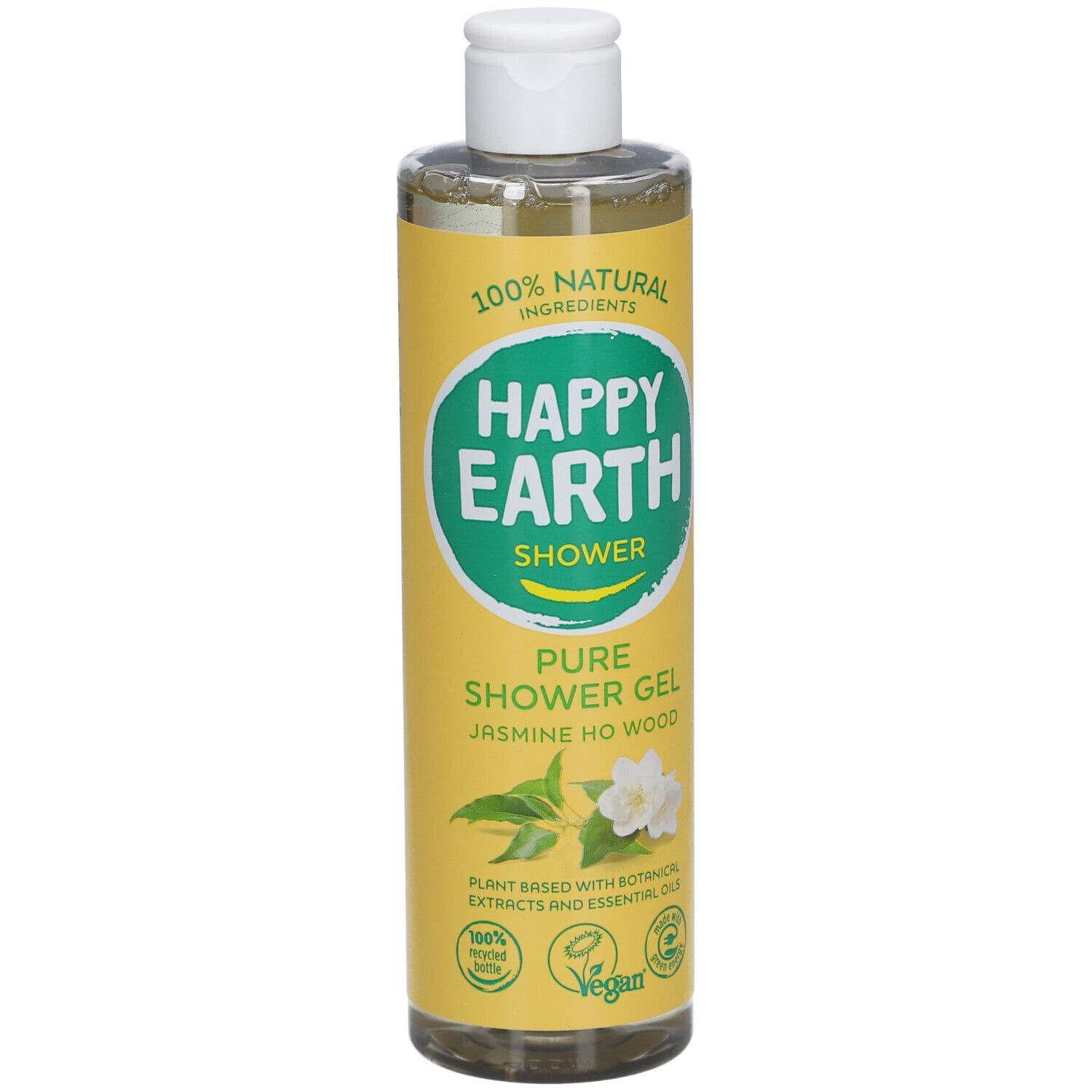 Happy Earth 100% Natuurlijke Douchegel Jasmine & Ho Wood
