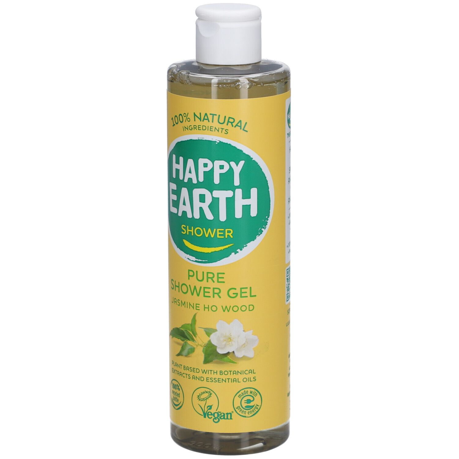 Happy Earth 100% Natuurlijke Douchegel Jasmine & Ho Wood