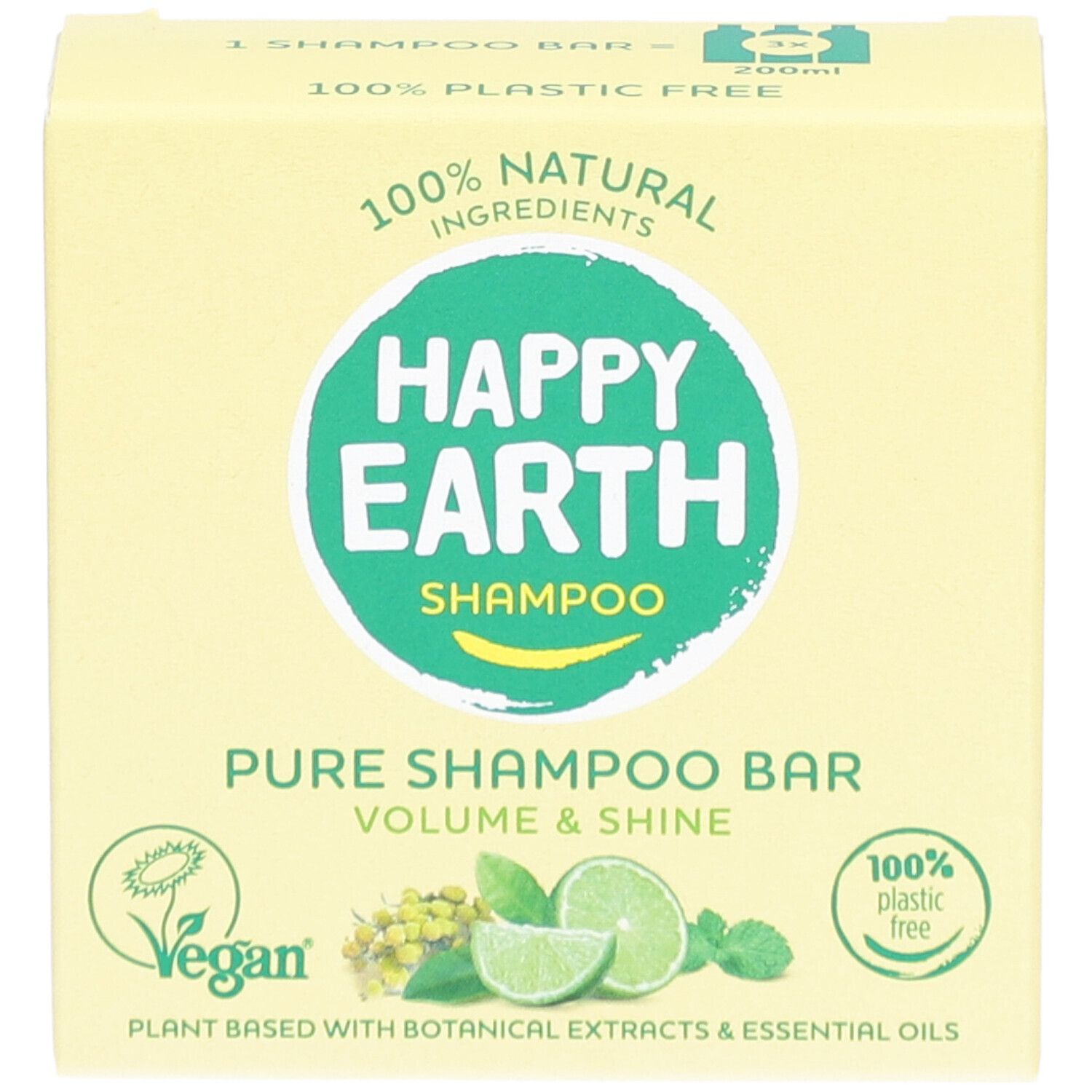 Happy Earth 100% Natuurlijke Shower Bar Volume & Shine