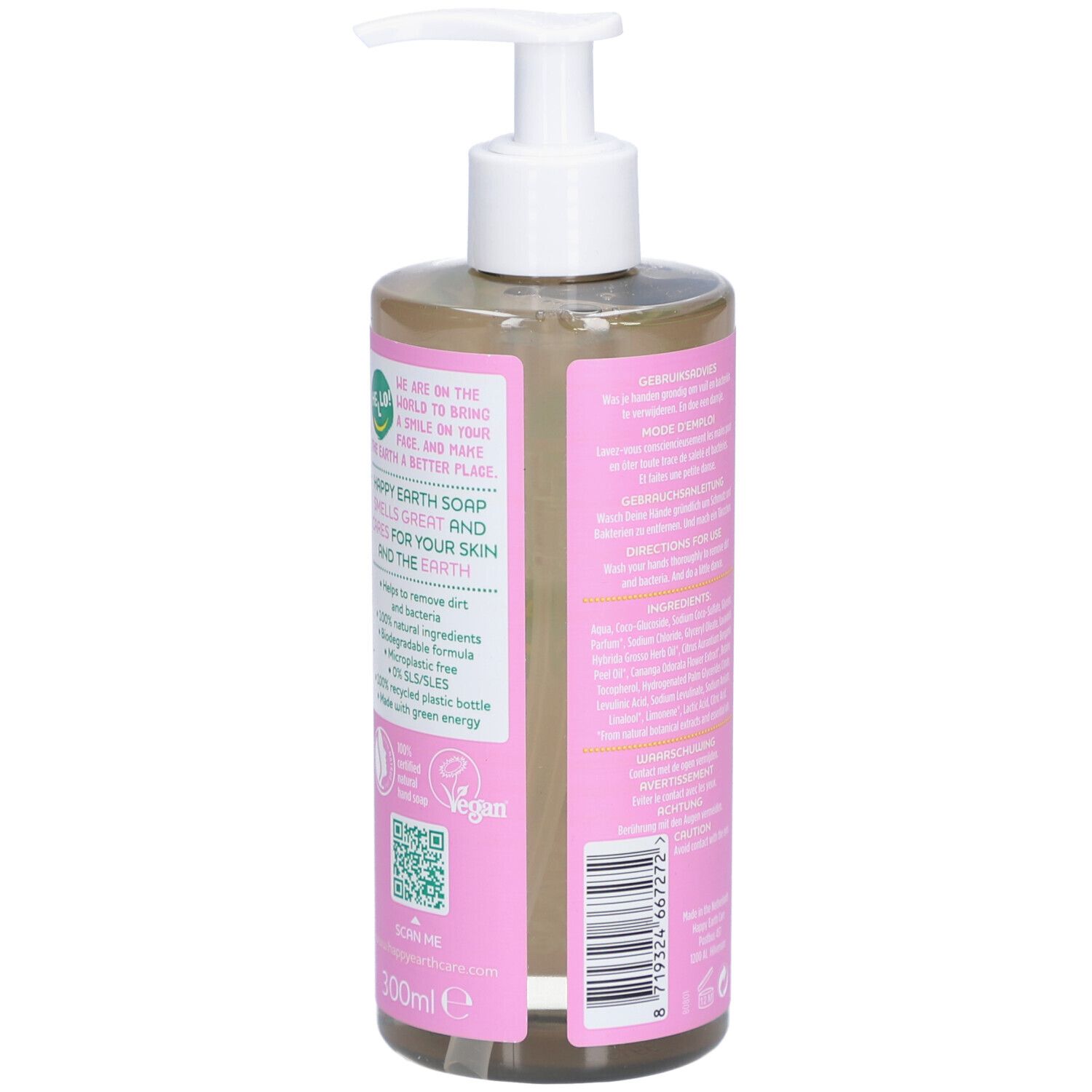 Happy Earth 100% Natuurlijke Handzeep Lavender & Ylang