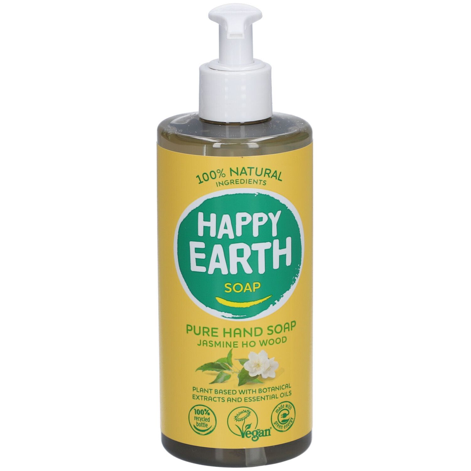 Happy Earth 100% Natuurlijke Handzeep Jasmine & Ho Wood