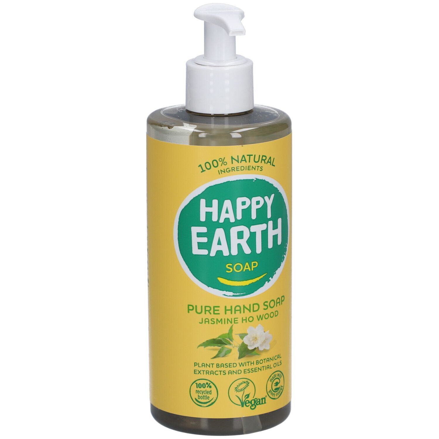 Happy Earth 100% Natuurlijke Handzeep Jasmine & Ho Wood