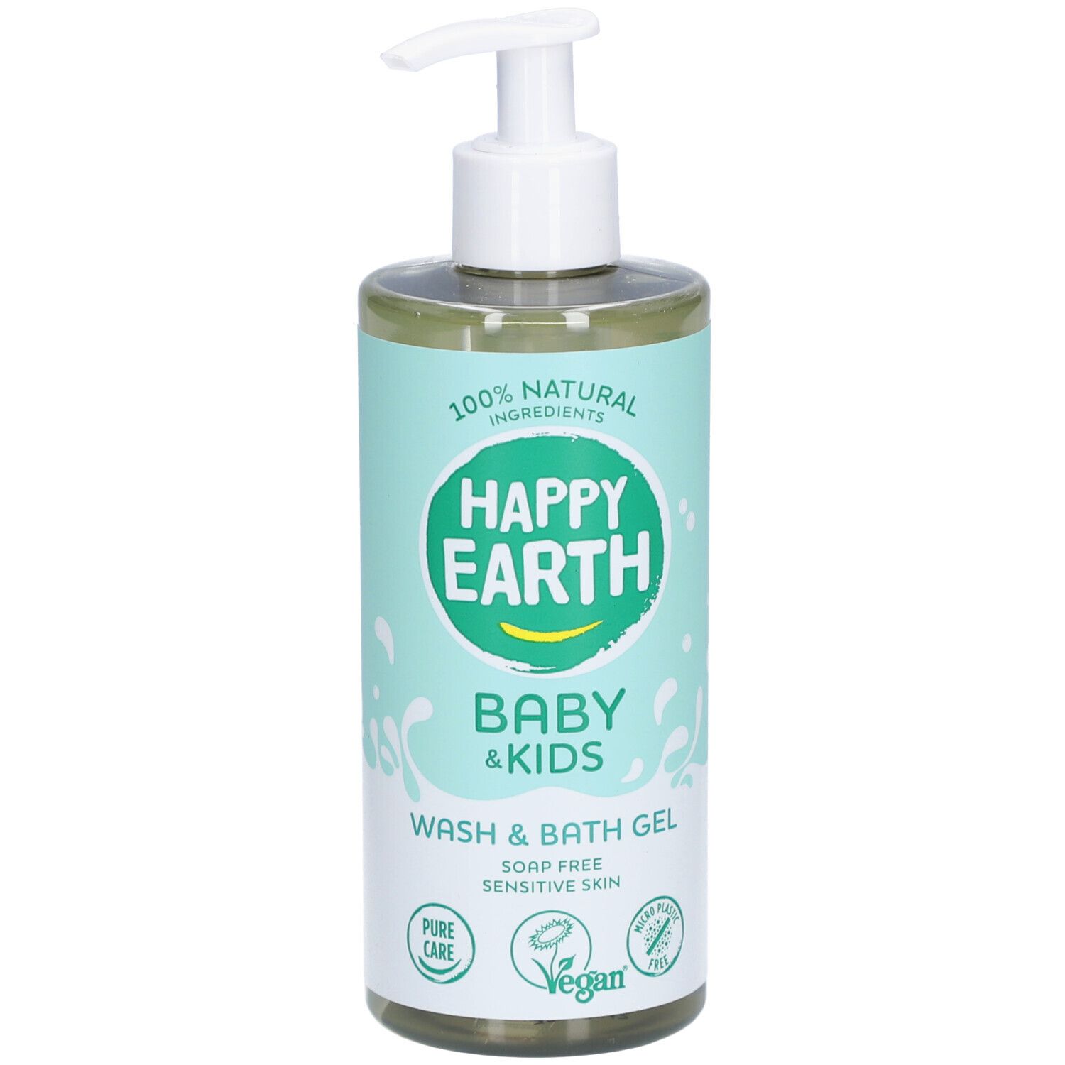 Happy Earth 100% Natuurlijke Was- & Badgel Baby & Kids