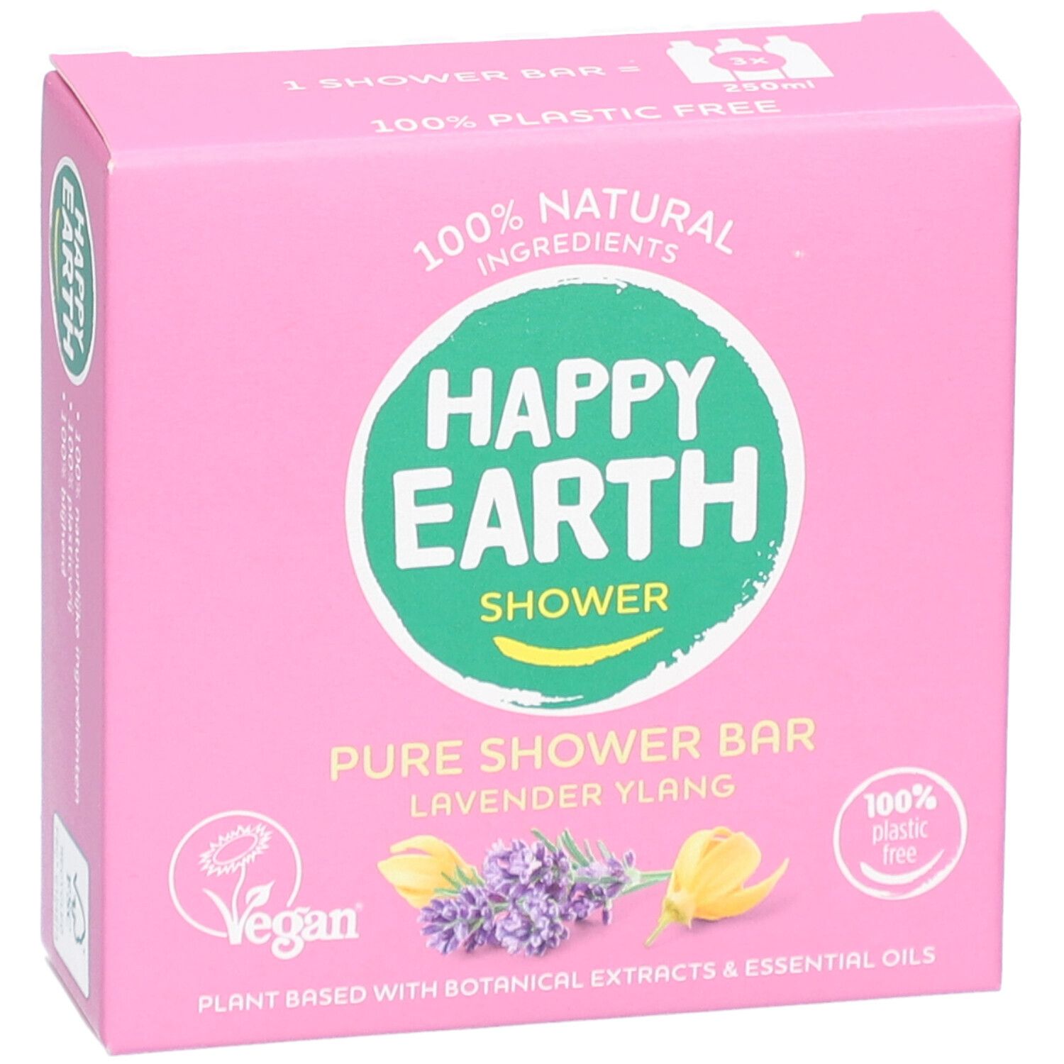 Happy Earth 100% Natuurlijke Shower Bar Lavender & Ylang