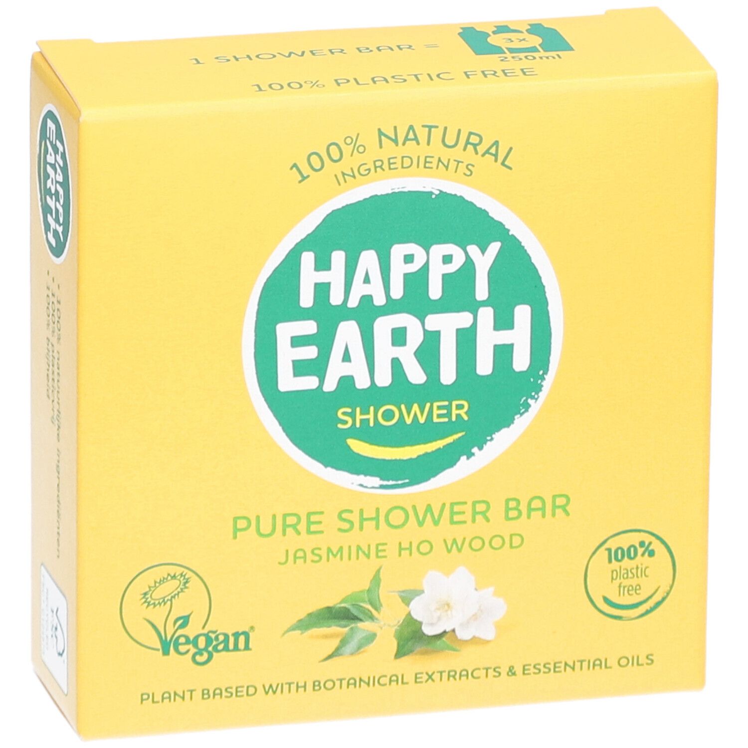 Happy Earth 100% Natuurlijke Shower Bar Jasmine & Ho Wood