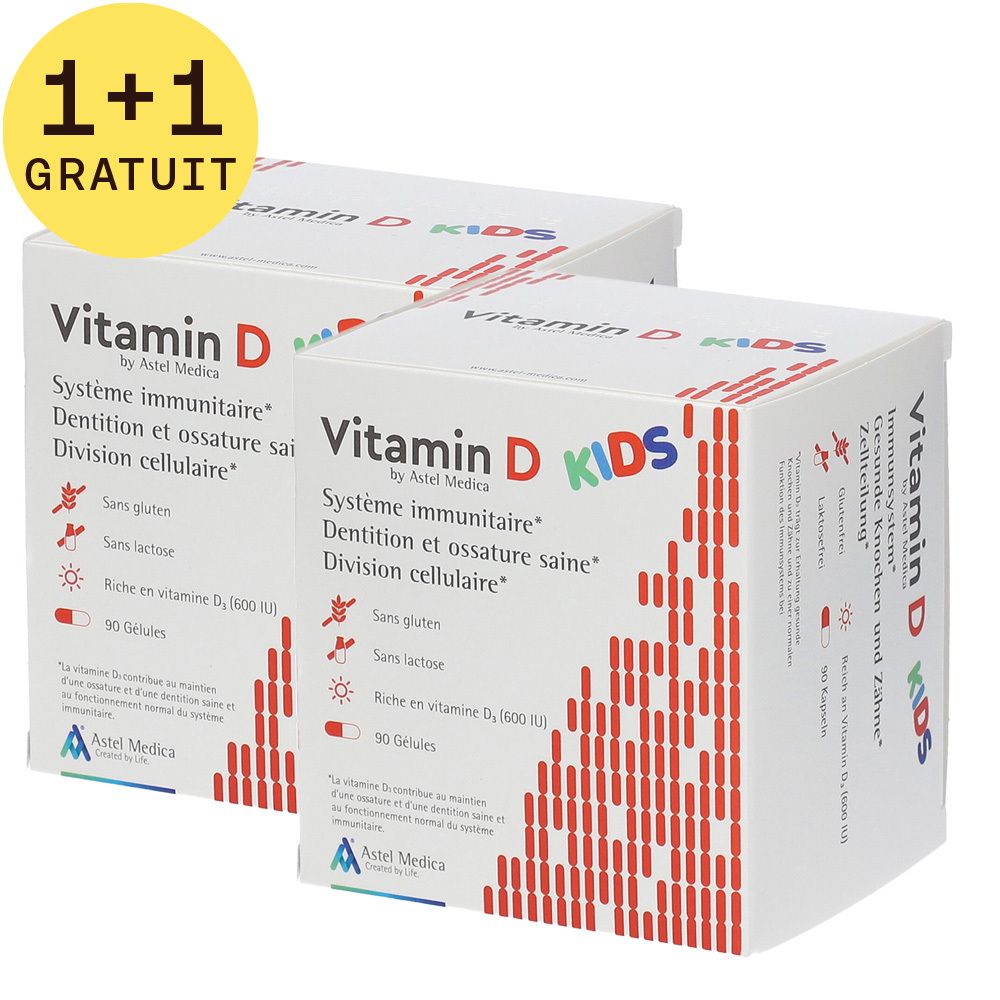 Vitamin D Kids 1+1 GRATUIT