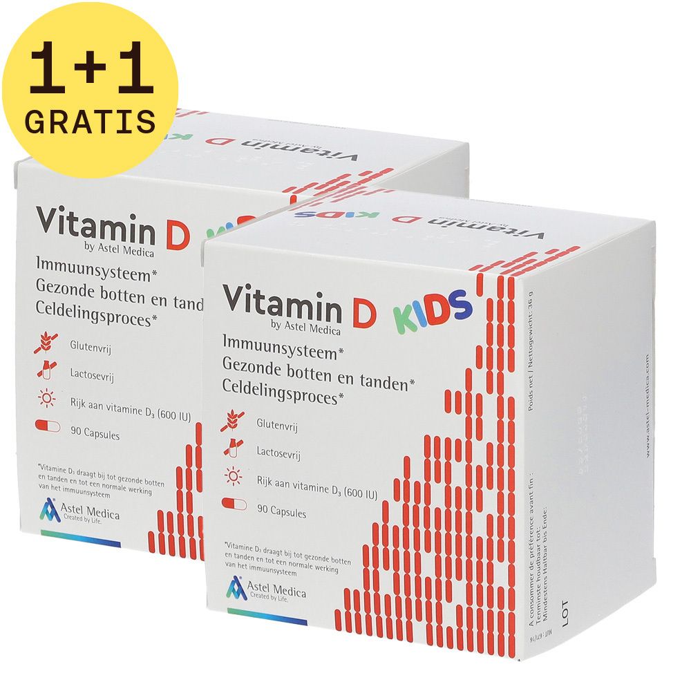 Vitamin D Kids 1+1 GRATIS