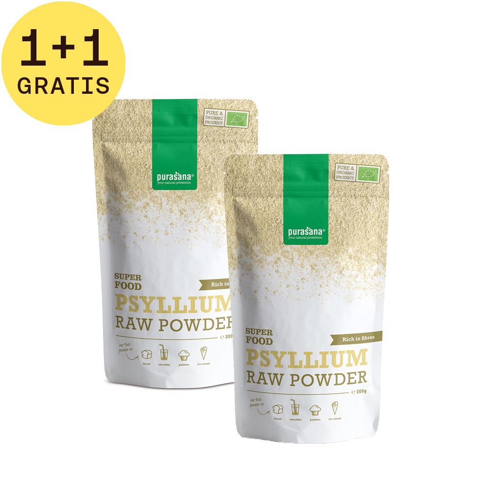 Purasana® Psyllium Poeder 1+1 GRATIS