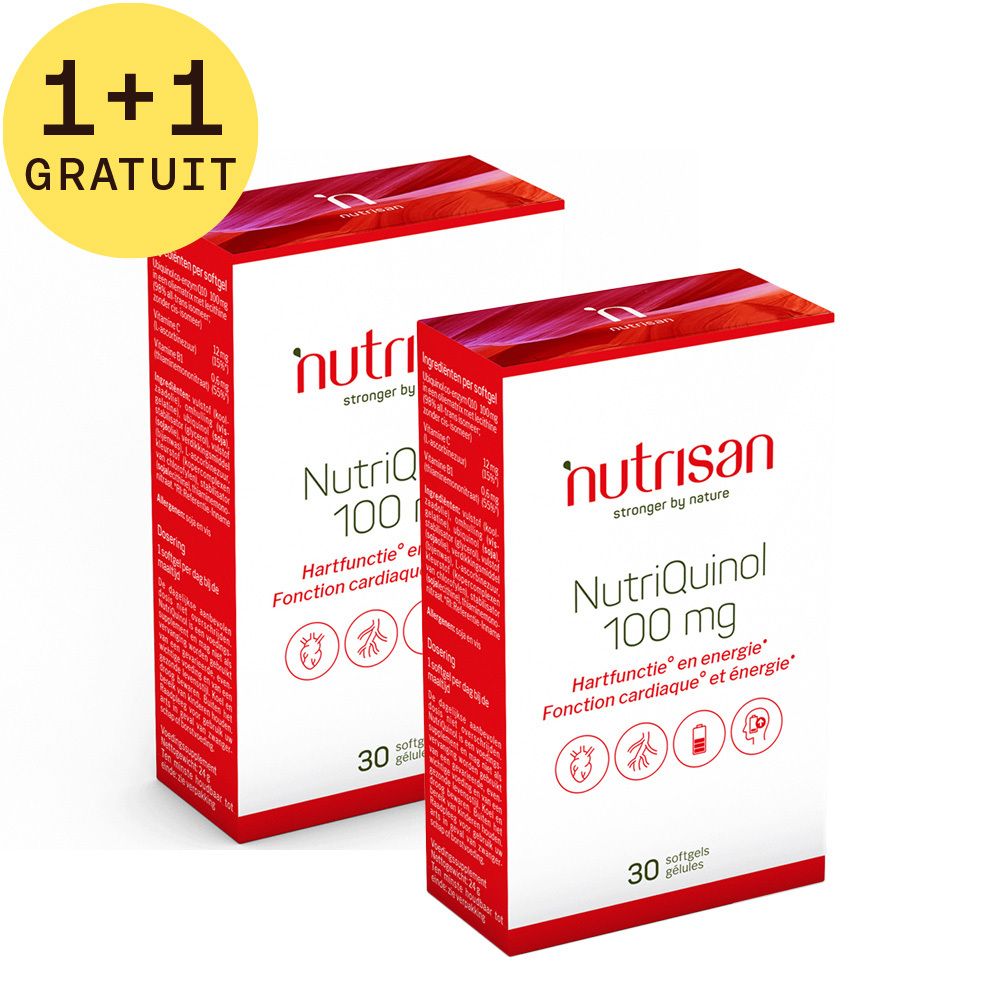 Nutrisan Nutriquinol 100 mg 1+1 GRATUIT