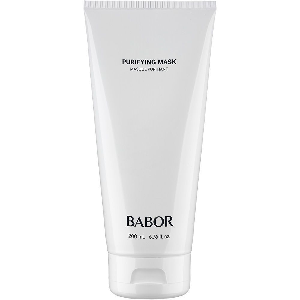 Tube blanc avec PURIFYING MASK, Masque Purifiant, et logo BABOR.