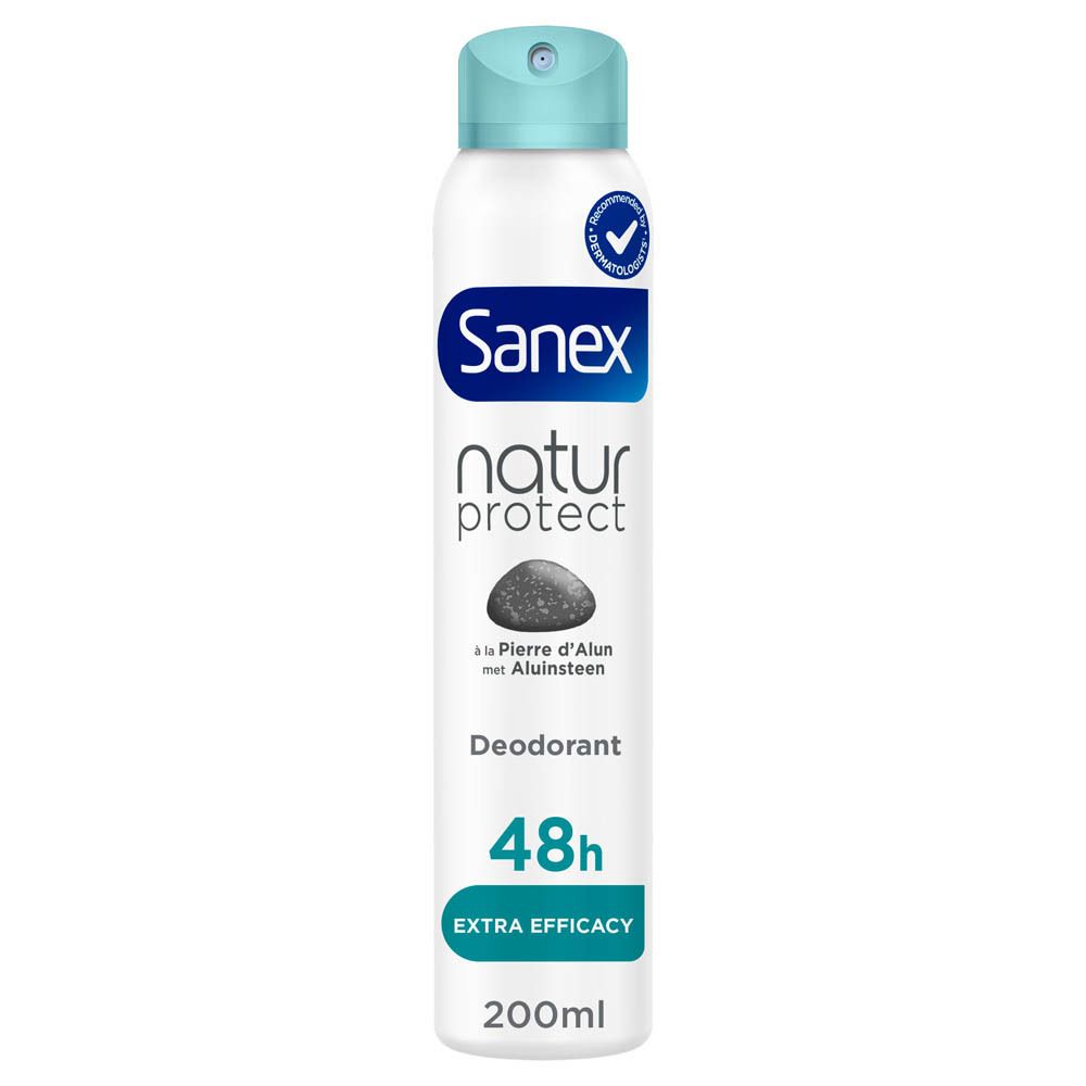 Sanex Natur Protect | Deodorant met Aluinsteen | Extra Efficacy 48H