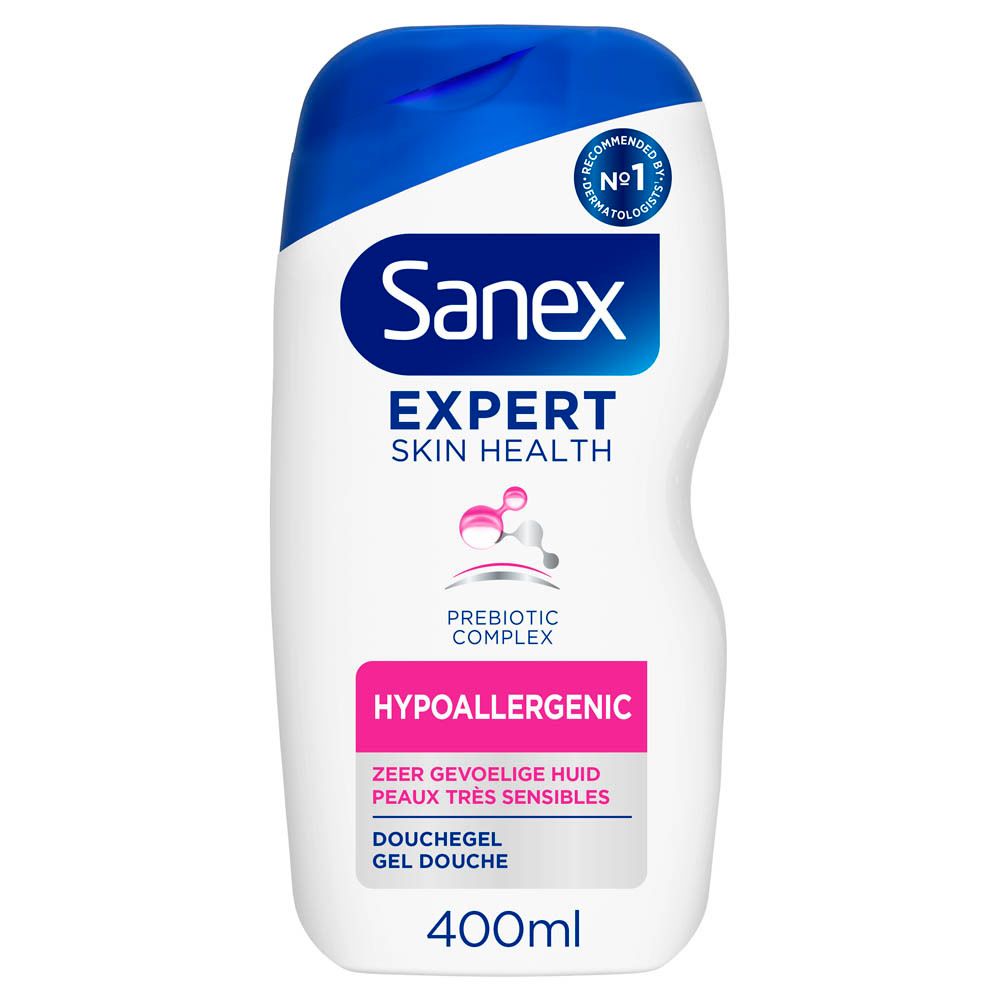 Sanex Expert Skin Health Gel Douche Hypoallergénique pour Peaux très Sensibles