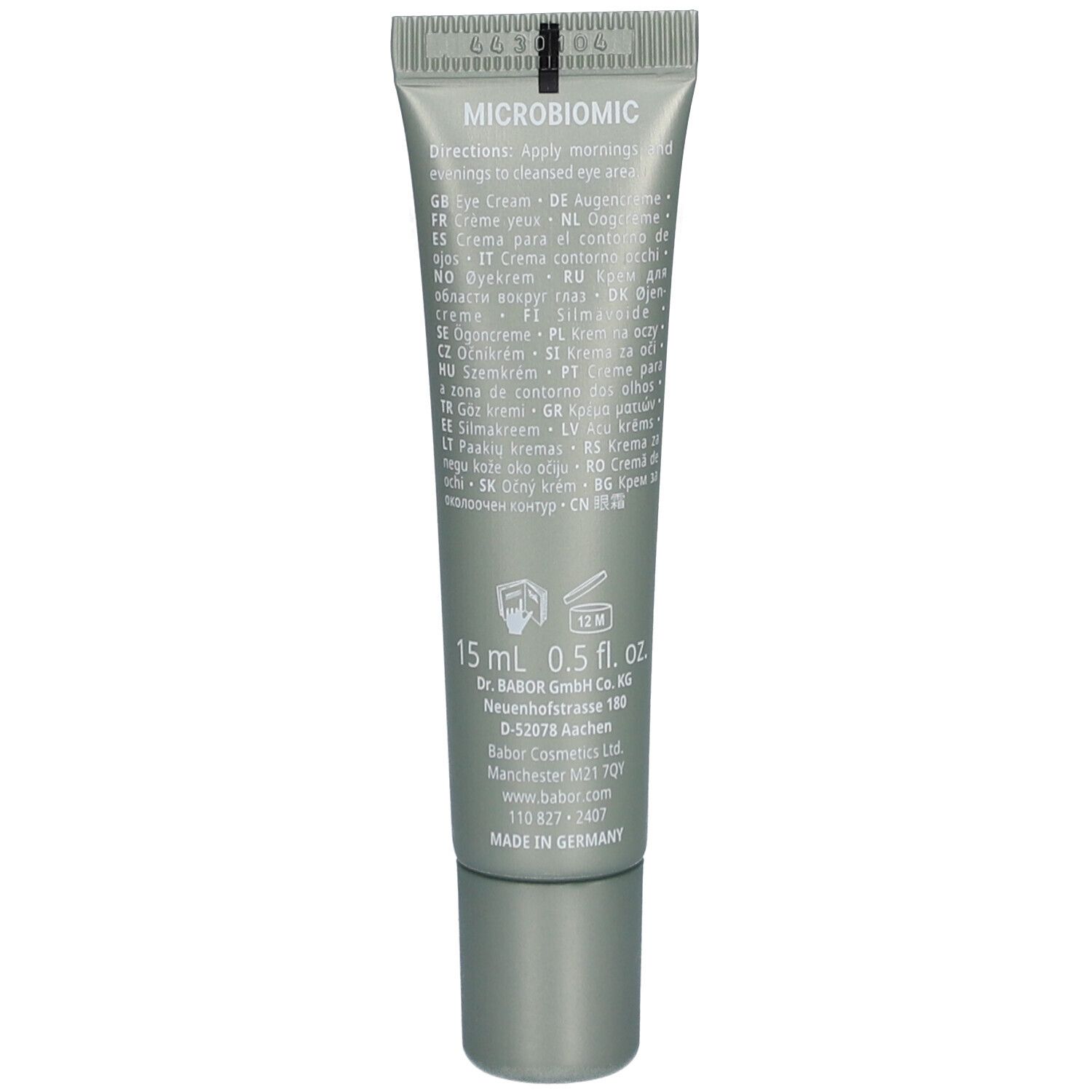 Doctor Babor Microbiomic Awakening Eye Cream