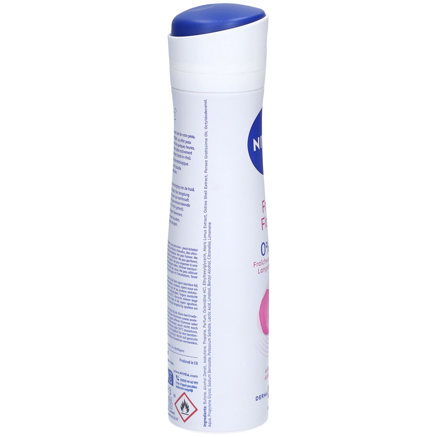 Nivea Fresh Flower 0% Aluminium Deodorant Spray 48h