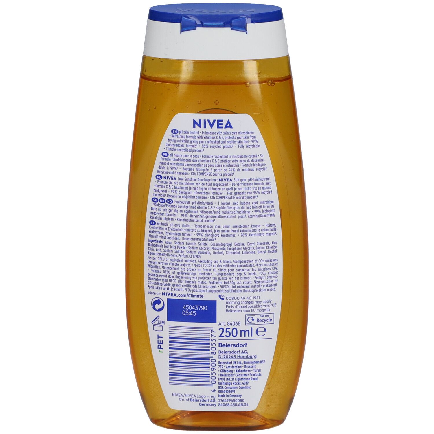 Nivea Love Sunshine Gel Douche