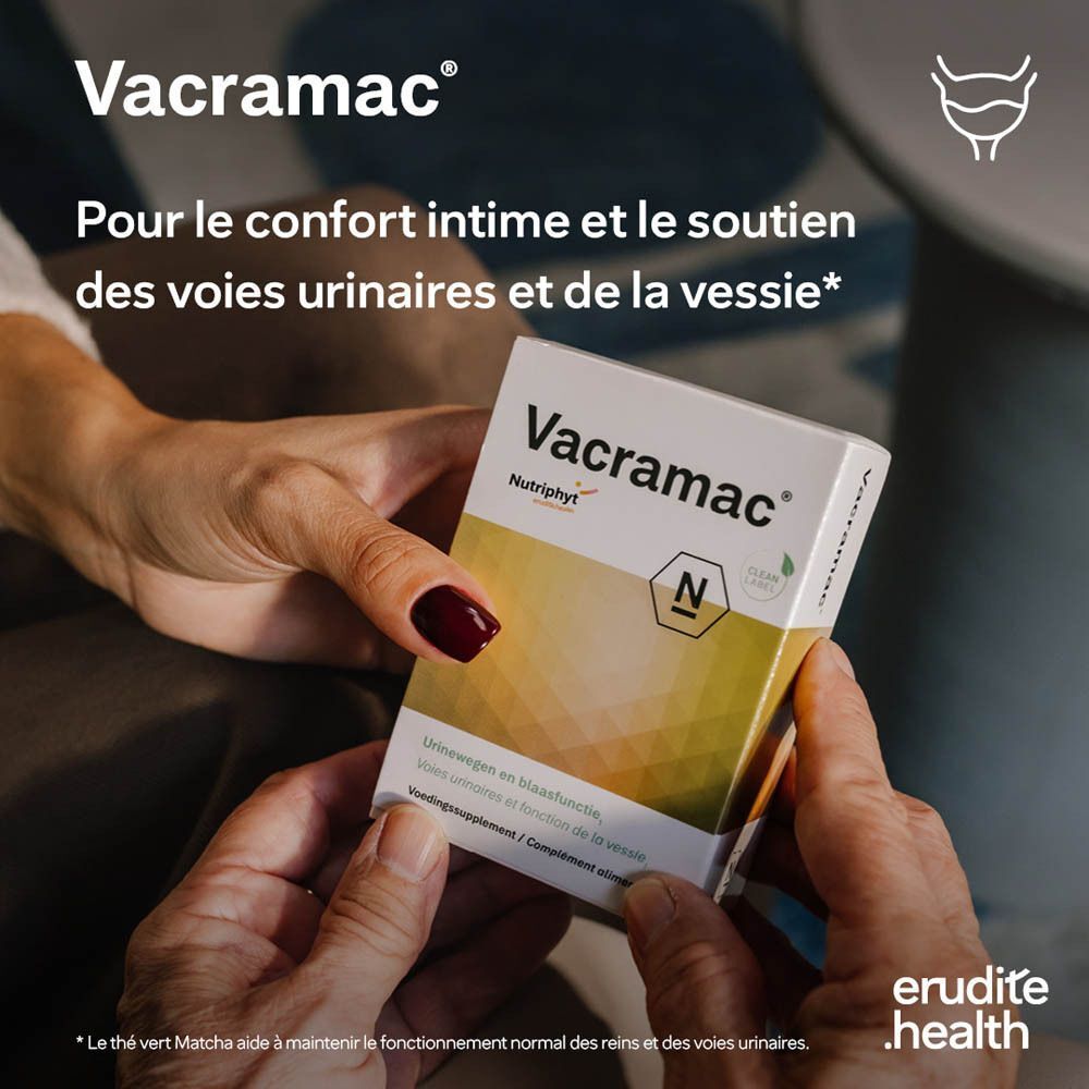 Graphique avec icônes et texte pour Nutriphyt Vacramac Duo.