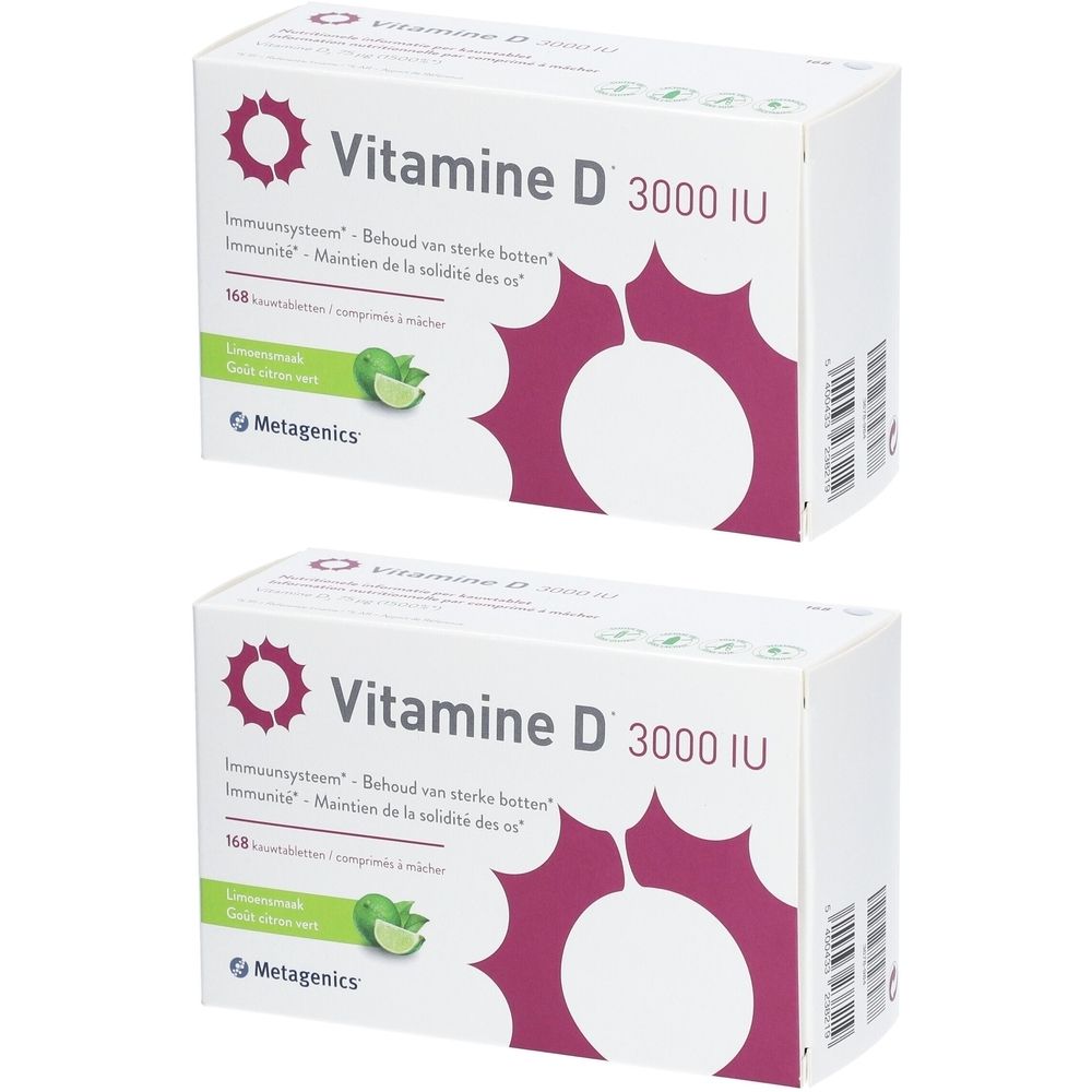 Vitamine D 3000IU Duo